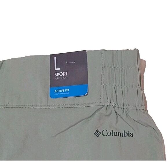 Columbia Alpine Chill Zero Skort for Ladies - Large - Green - Picture 4 of 6